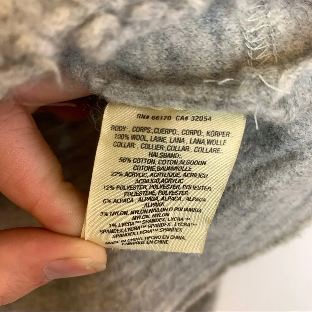 Anthropologie Sleeping on Snow Wool Alpaca Sweater - Picture 8 of 12